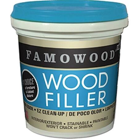 FAMOWOOD 0.25 Pint Natural Solvent Free Wood Filler 15299